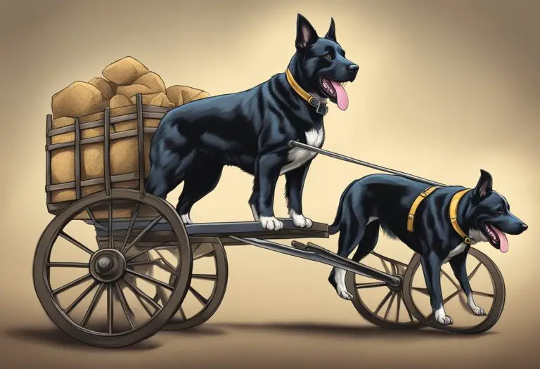 dogs pulling a cart load of goods - featured image