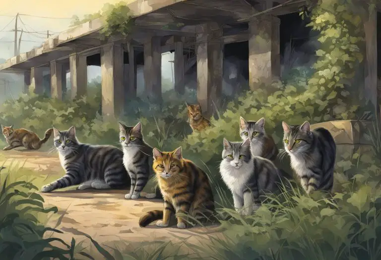 Feral cats under a bridge - featured image